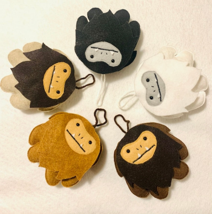 Felt Yeti Ornament - DharmaShop